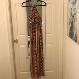 Nordstrom multi color maxi dress